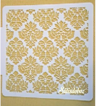 Tortadíszítõ stencil - Barokk minta 1db Tortadíszítõ stencil - Barokk minta 1db