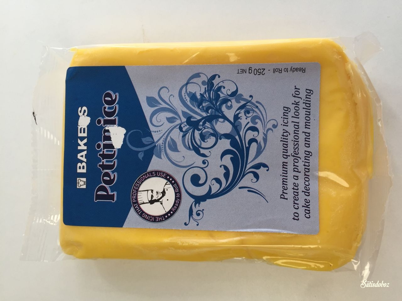 Bakels Pettinice fondant 250g - Sárga Bakels Pettinice fondant 250g - Sárga