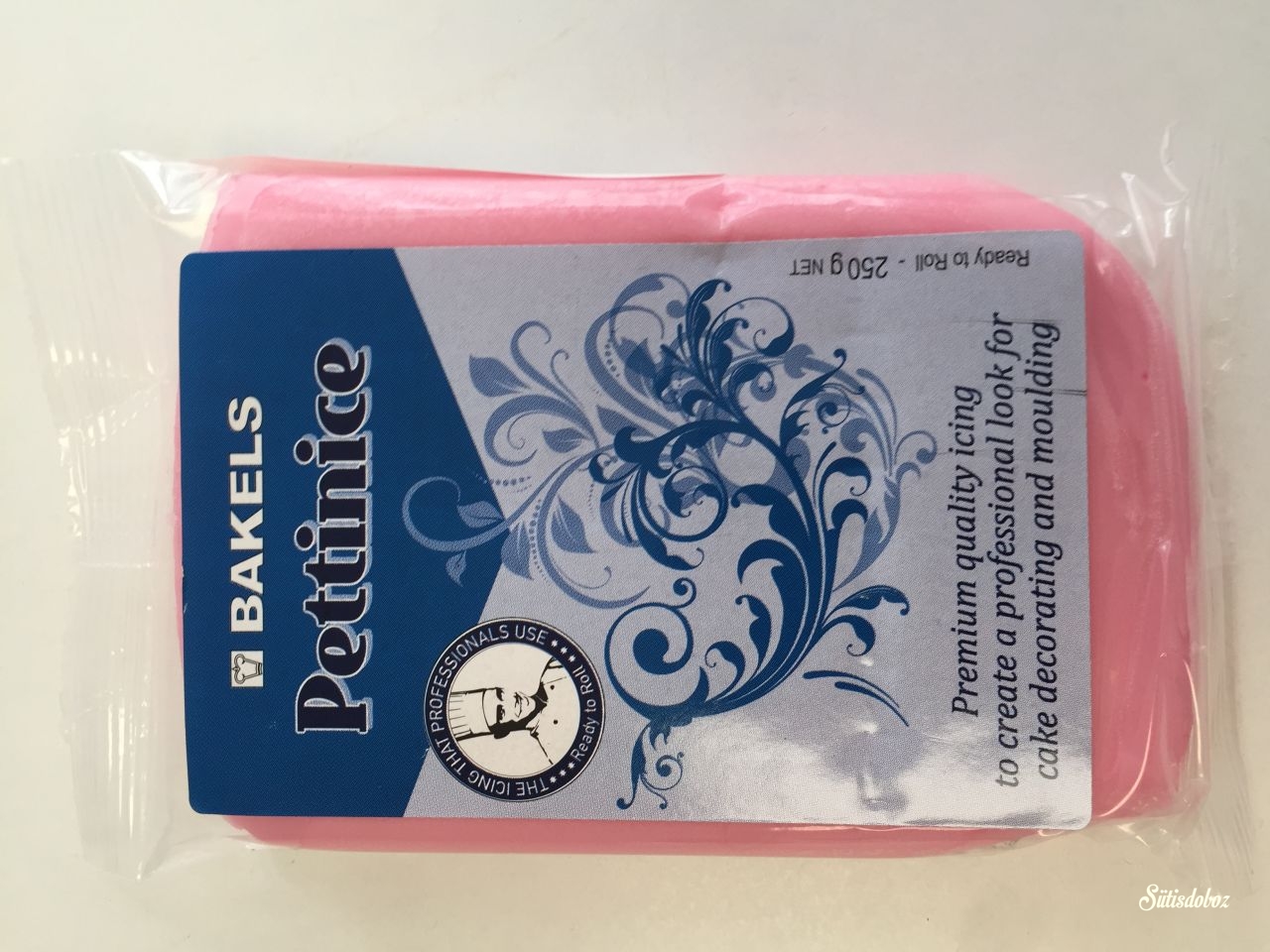 Bakels Pettinice fondant 250g - Rózsaszín Bakels Pettinice fondant 250g - Rózsaszín
