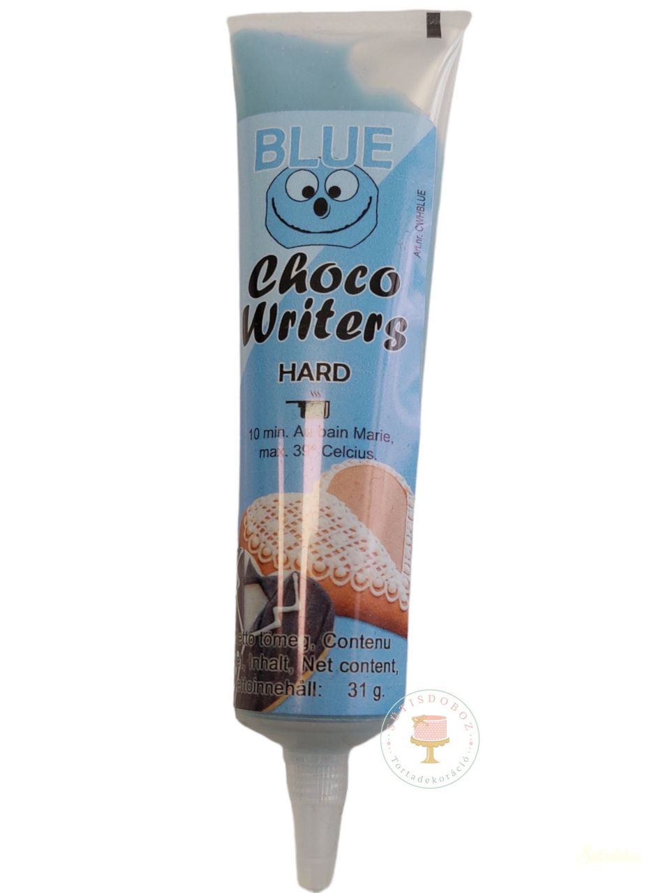 ChocoWriters fehércsokoládé ízû cukoríró toll - Kék 32g