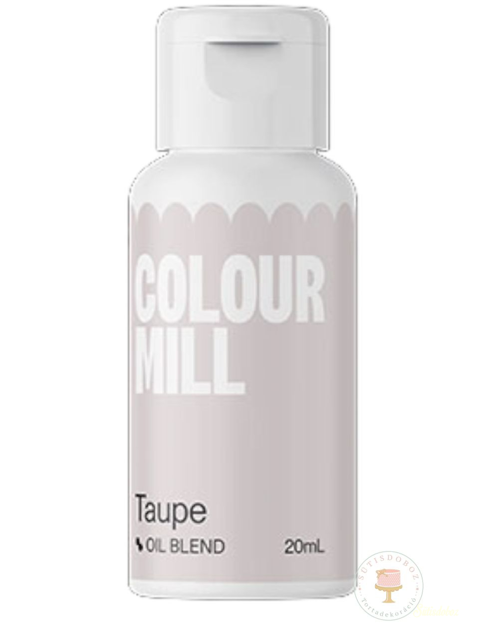 Colour Mill olaj bázisú ételfesték 20ml - Szürkésbarna Taupe 