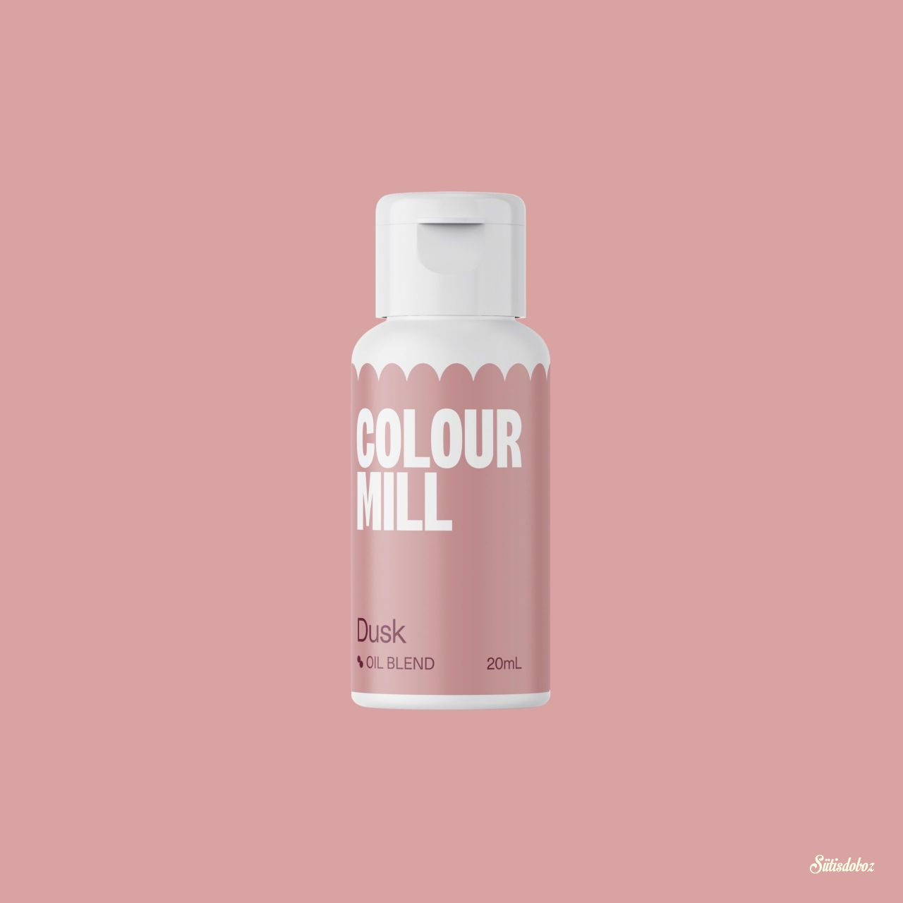 Colour Mill olaj bázisú ételfesték 20ml - Szürkés rózsaszín Dusk 