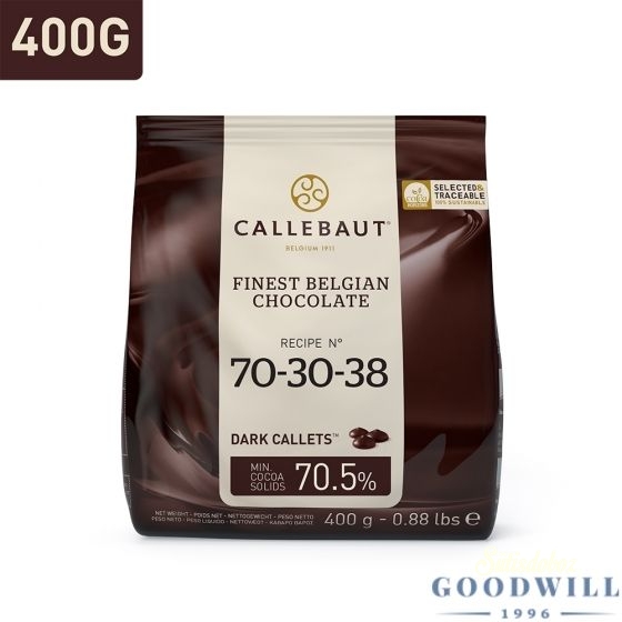 Callebaut belga csokoládé pasztilla 400g - 70.5%-os ét