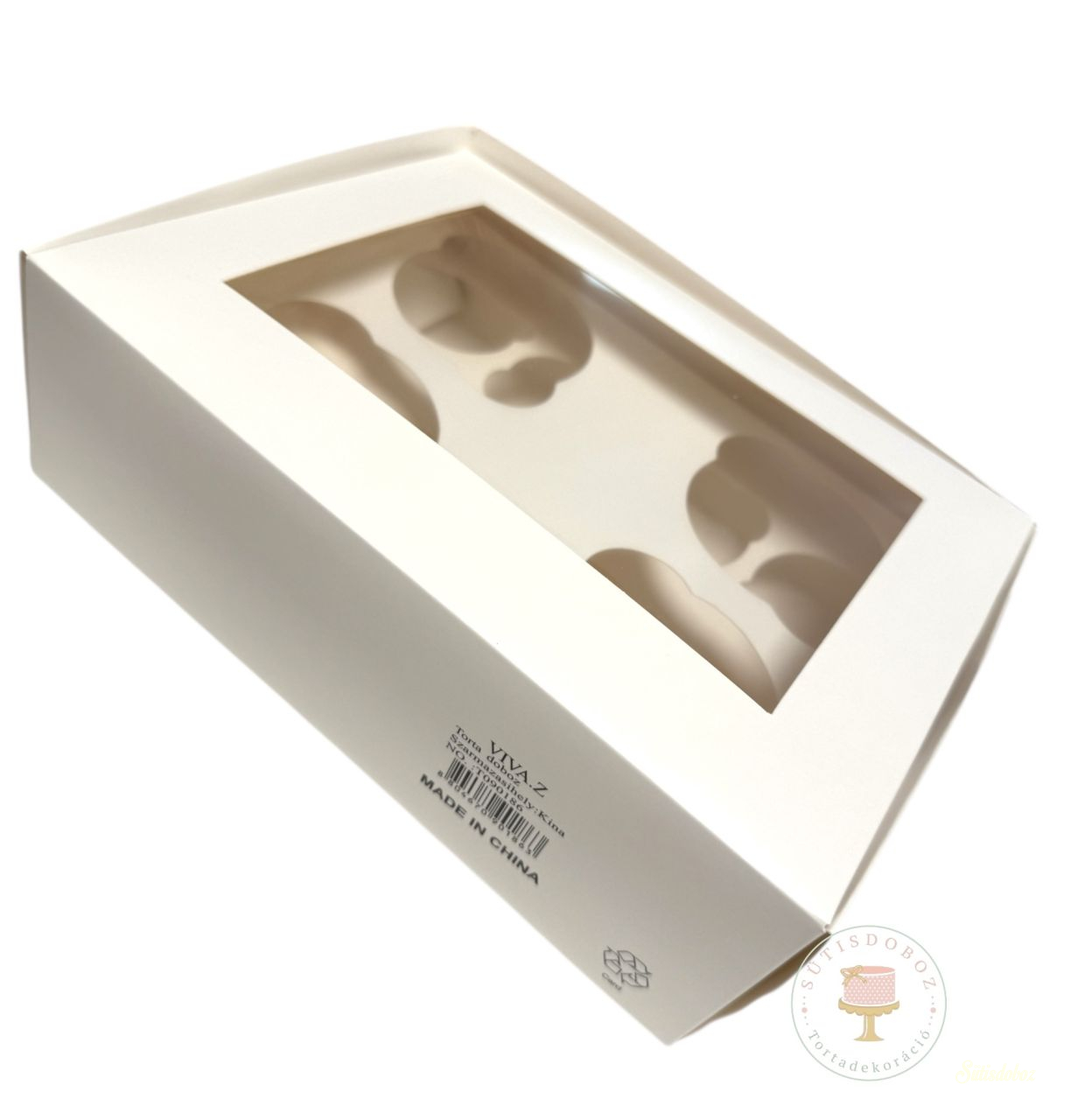 Cupcake doboz CSOMAG 4db-os 10db