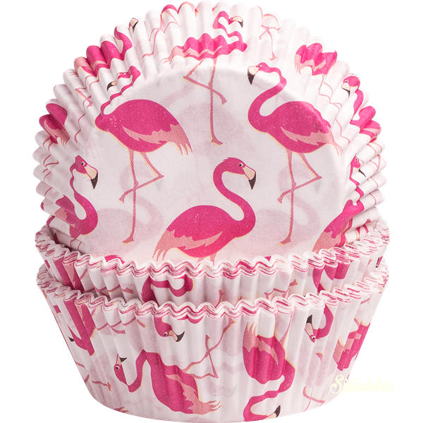 Muffinpapír - Flamingós 60 db Muffinpapír - Flamingós 60 db