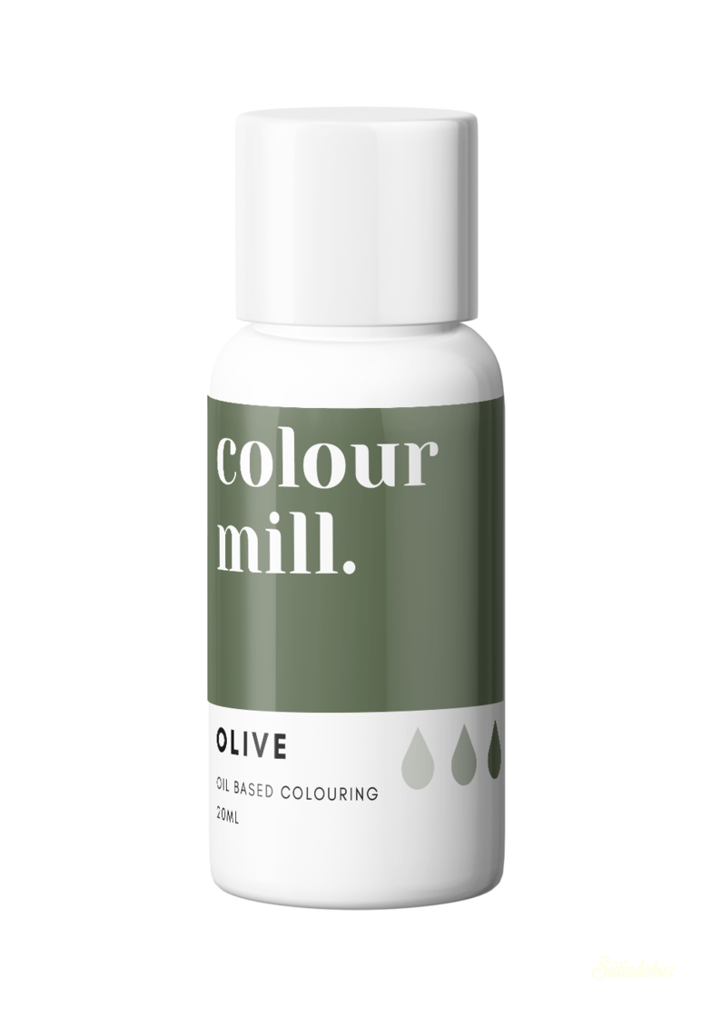 Colour Mill olaj bázisú ételfesték 20 ml - Olive Olívazöld