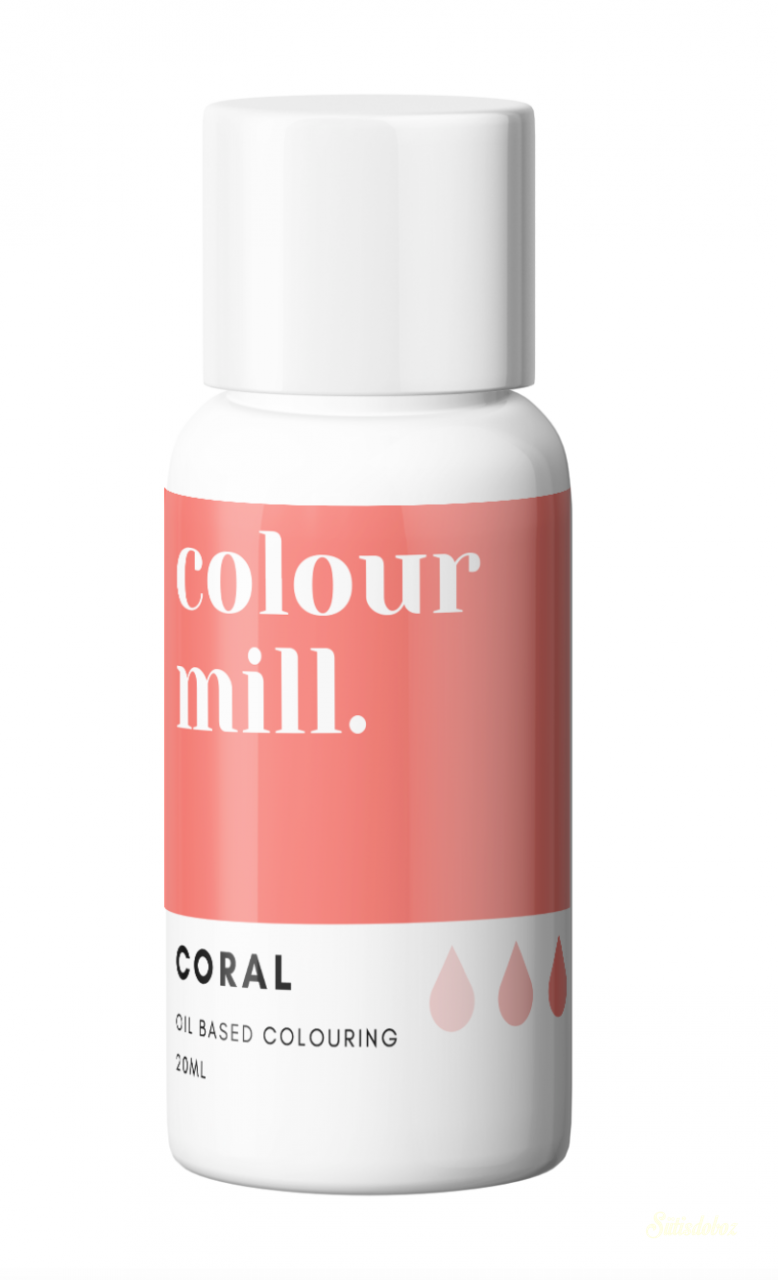 Colour Mill olaj bázisú ételfesték 20ml - Korall