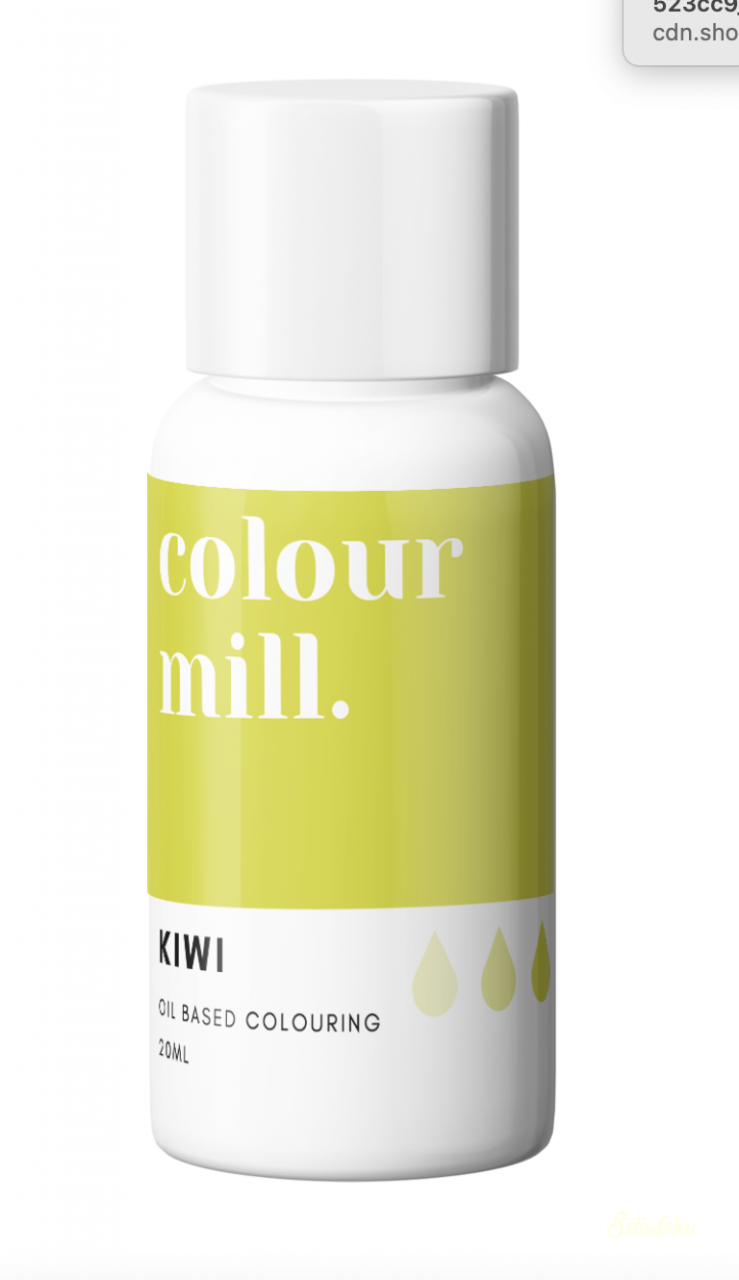 Colour Mill olaj bázisú ételfesték 20ml - Kiwi