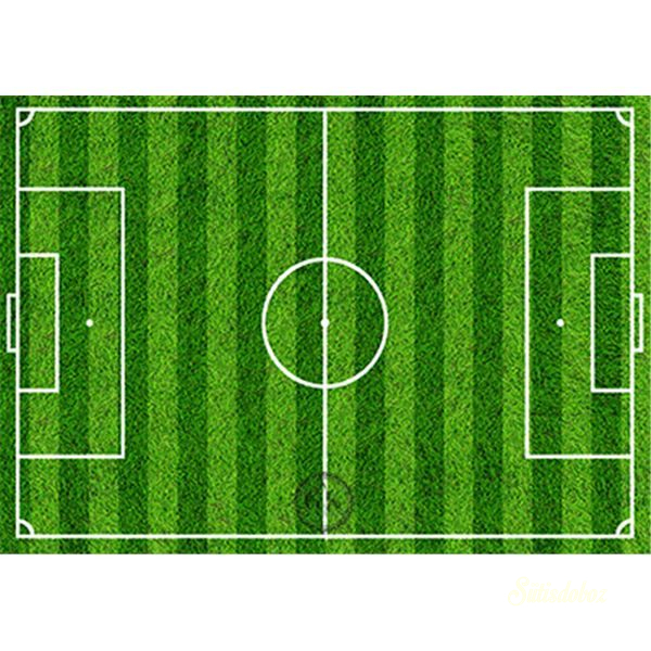 Tortaostya 1db - Szögletes focipálya (A4)