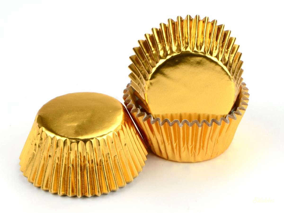 CM muffinpapír 60db - Arany
