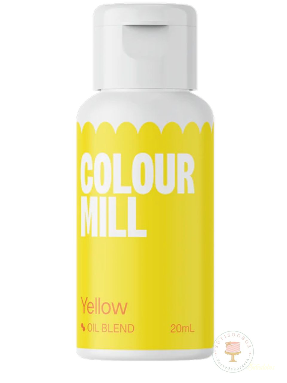 Colour Mill olaj bázisú ételfesték 20ml - Yellow sárga