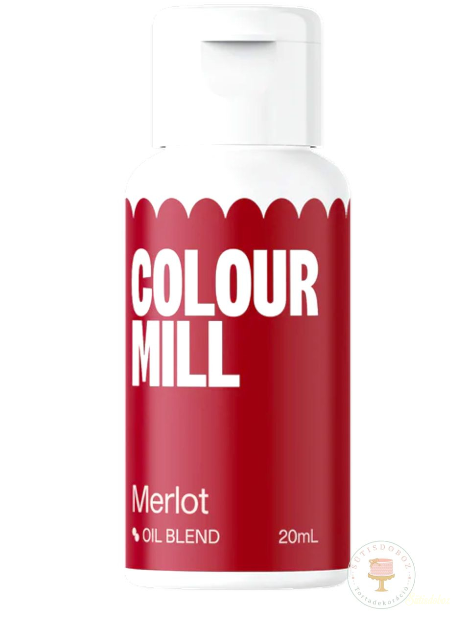 Colour Mill olaj bázisú ételfesték 20ml - Merlot vörös