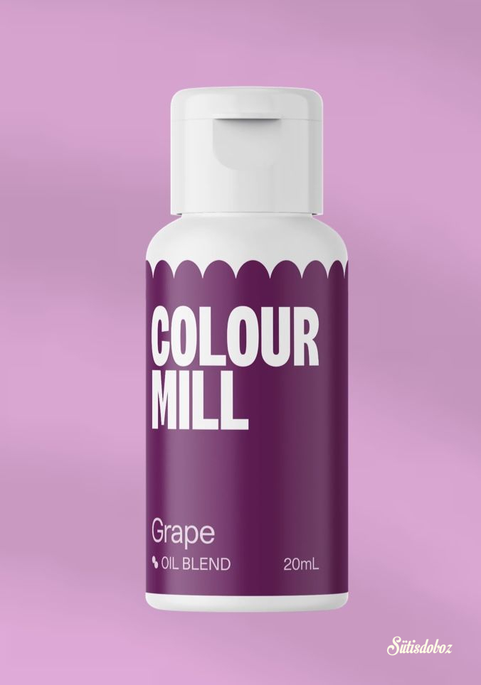 Colour Mill olaj bázisú ételfesték 20ml - Grape Szőlő