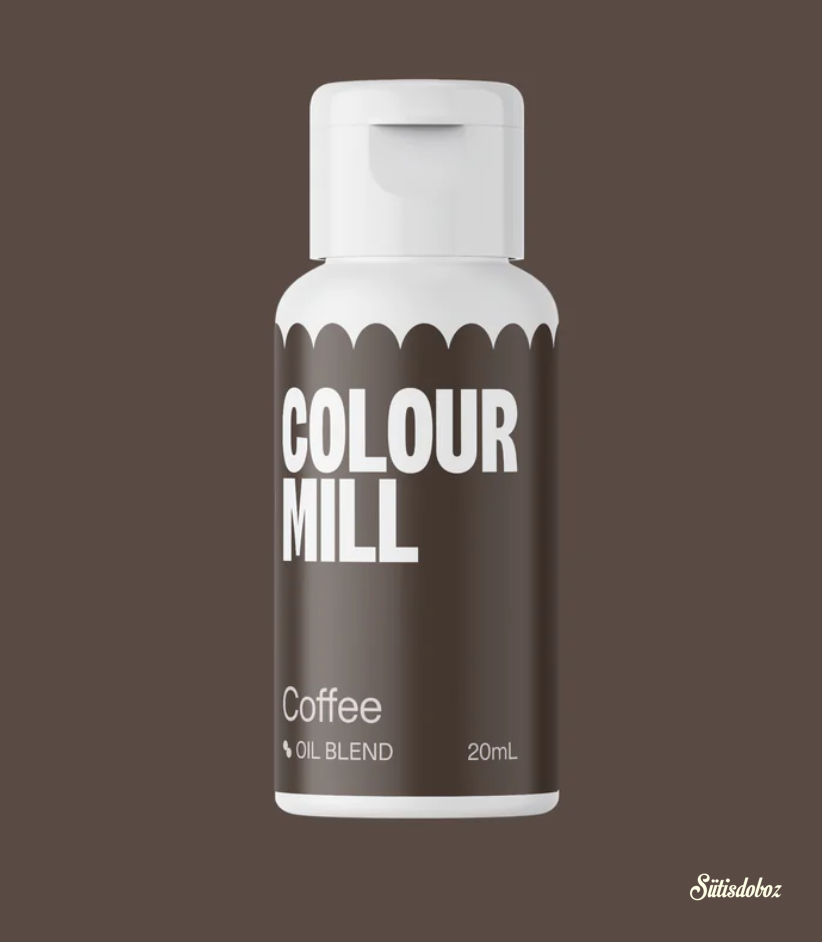 Colour Mill olaj bázisú ételfesték 20ml - Coffee Kávébarna