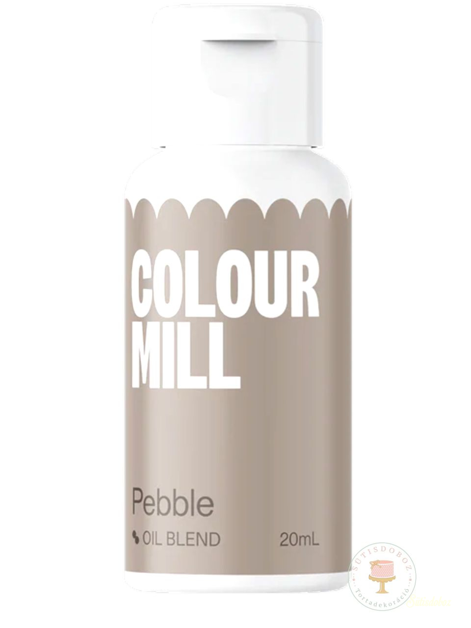 Colour Mill olaj bázisú ételfesték 20ml - Pebble Kavicsszürke