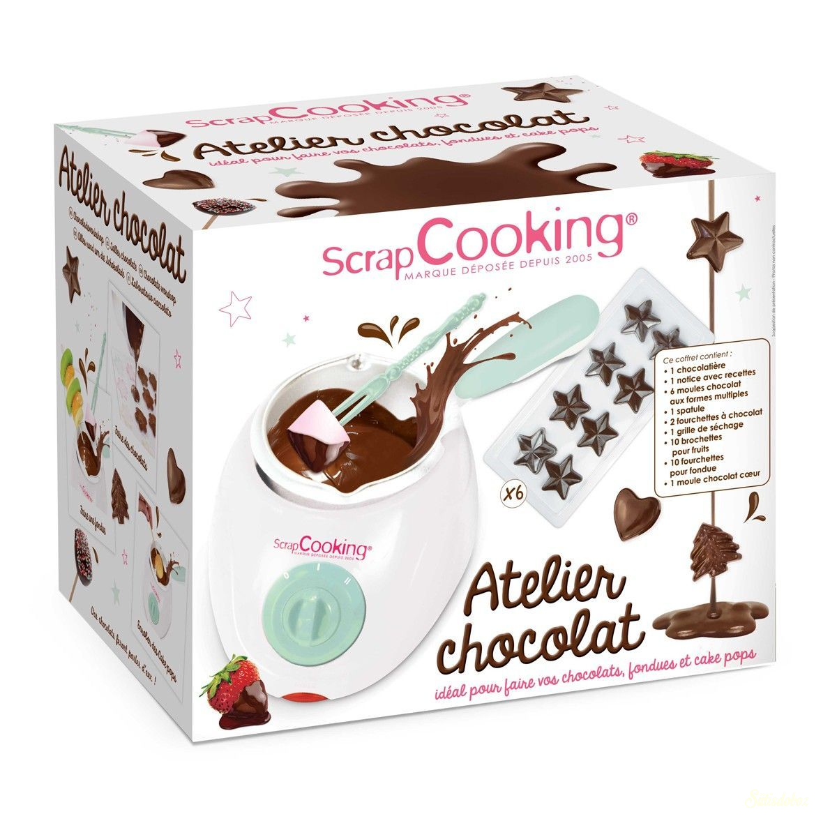 ScrapCooking Csokoládé olvasztó és díszítő készlet