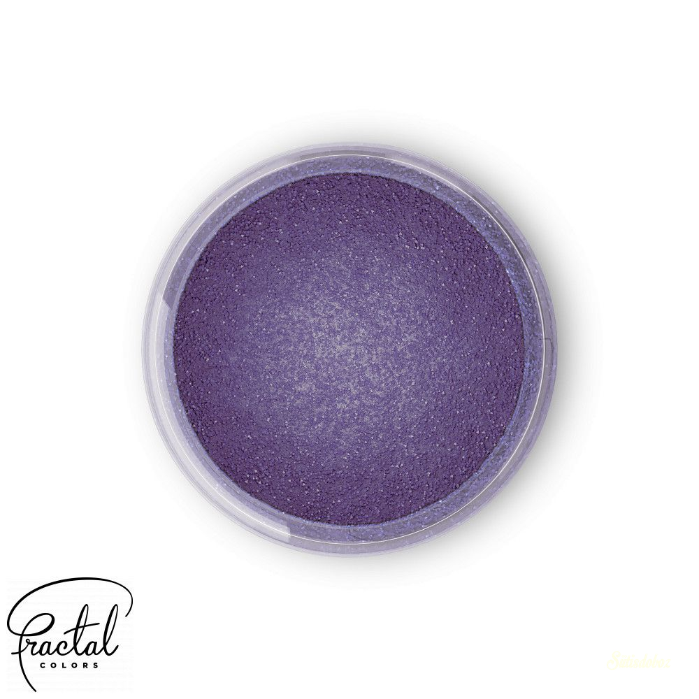 Fractal selyemfényű ételszínező por - Szikrázó Viola - Sparkling Violet