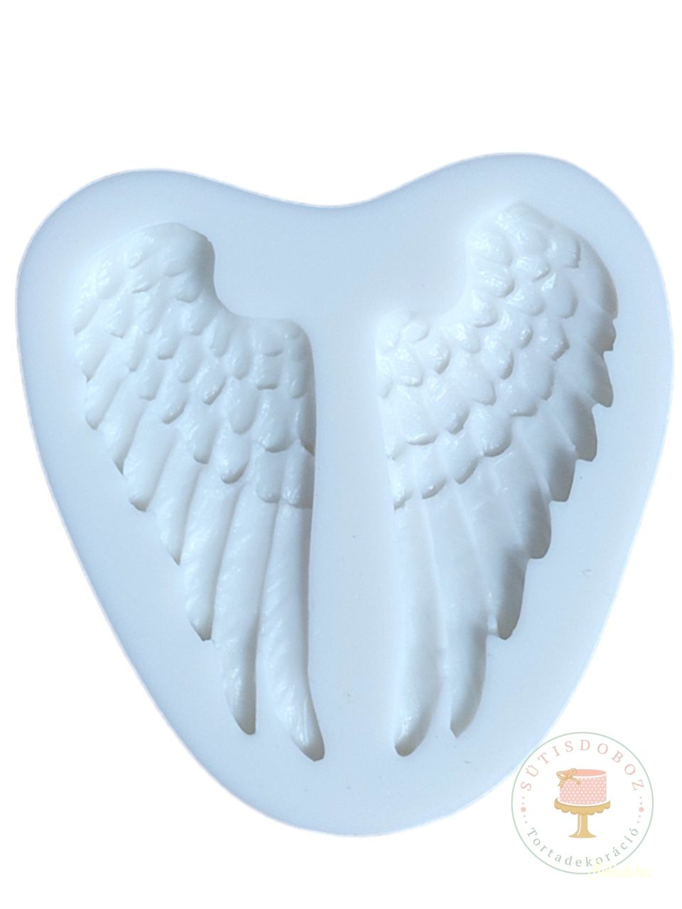 Szilikon forma fondant díszekhez - Angyalszárny 6 cm