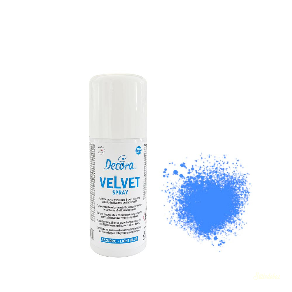 Decora velvet bársony spray - azúr kék 100ml