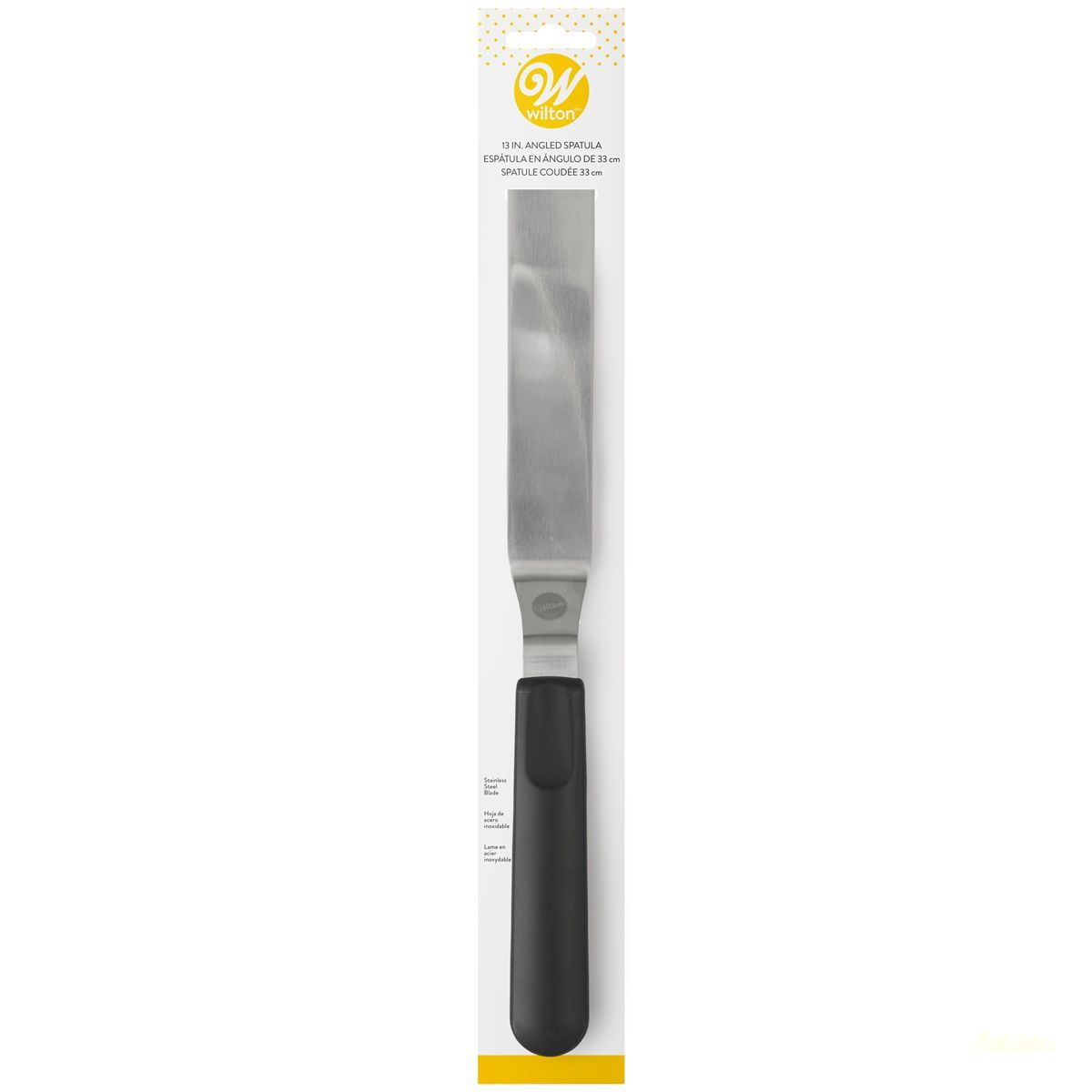 Wilton rozsdamentes acél spatula - Hajlított 33cm