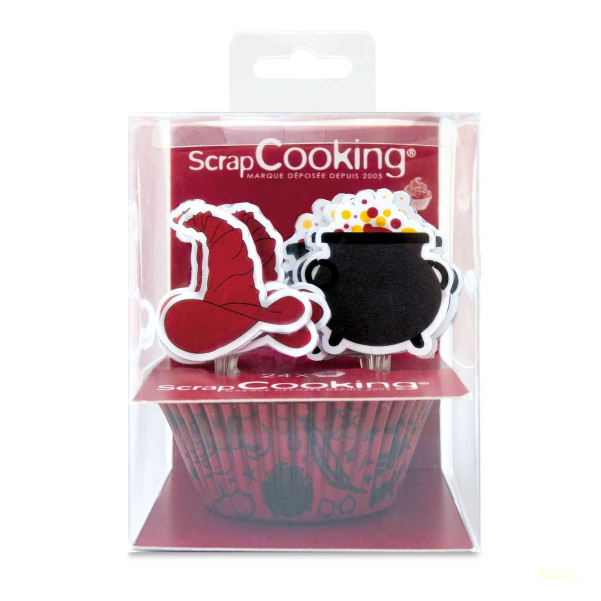 ScrapCooking muffin díszítő szett 24db-os Halloween Boszorkányos