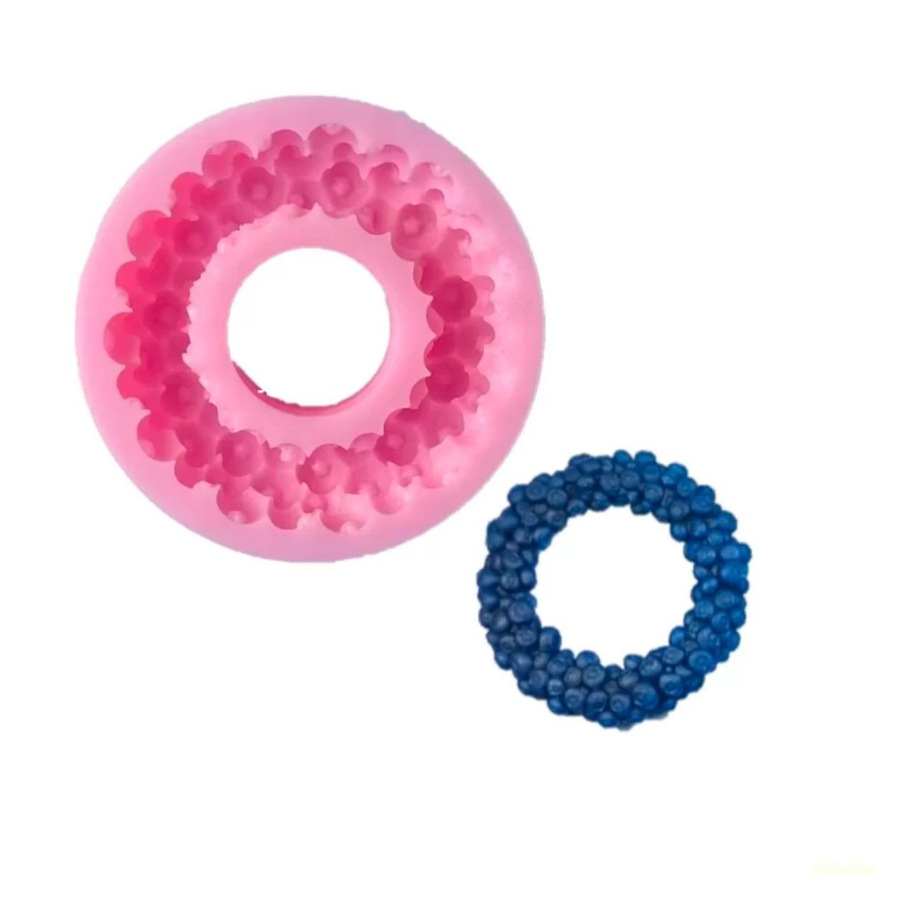 Szilikon forma-Áfonya koszorú 15 cm
