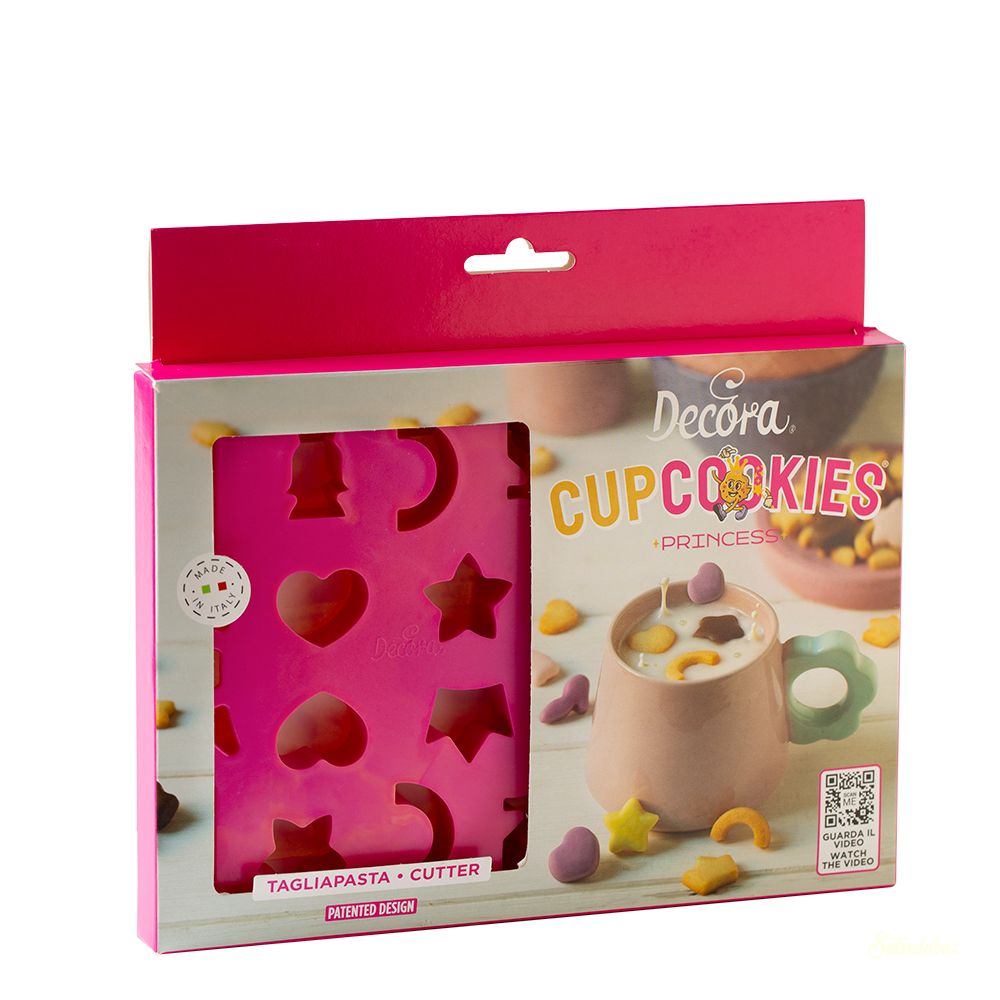 Decora Cupcookies Princess mini kiszúró lap Decora Cupcookies Princess mini kiszúró lap
