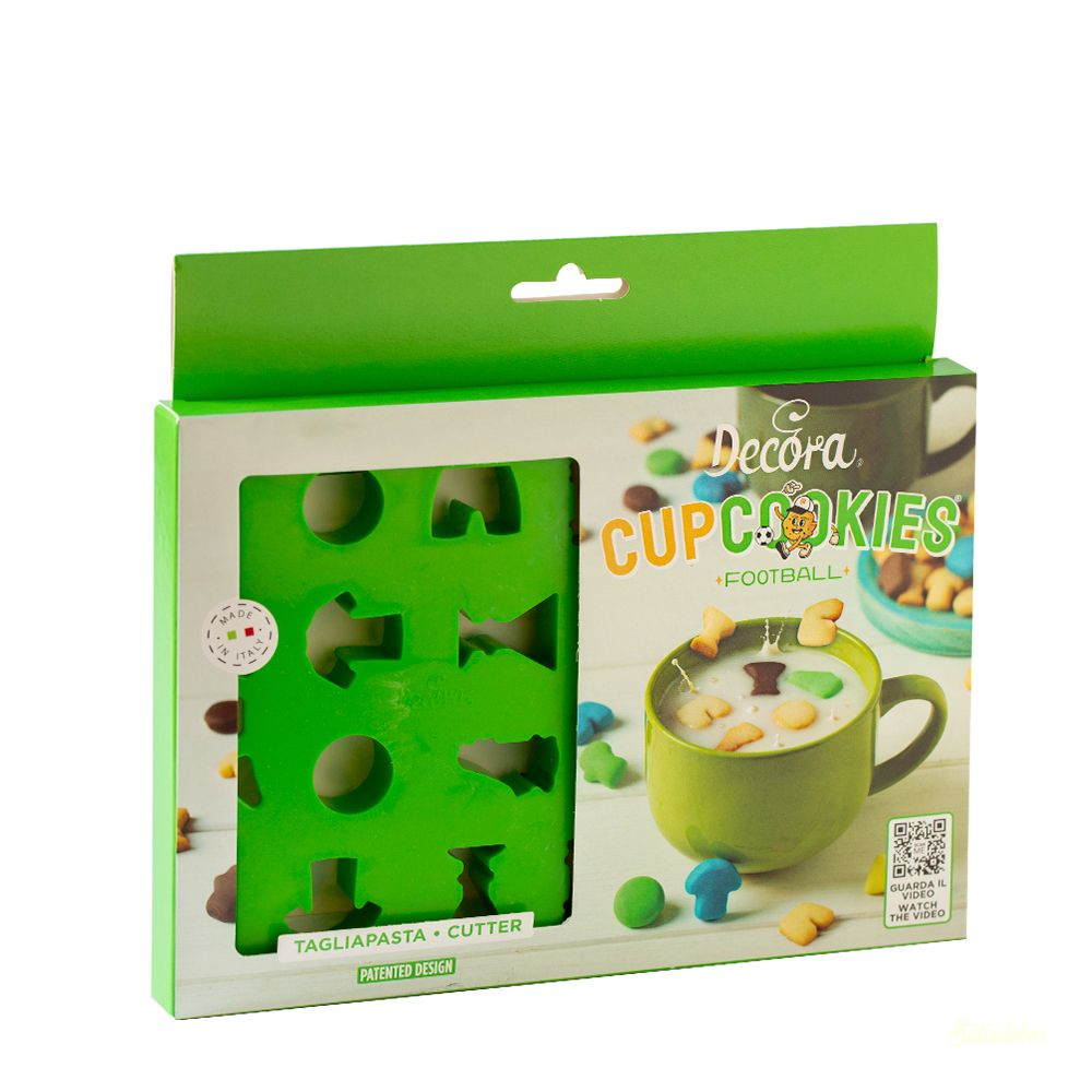 Decora Cupcookies Focis mini kiszúró lap Decora Cupcookies Focis mini kiszúró lap