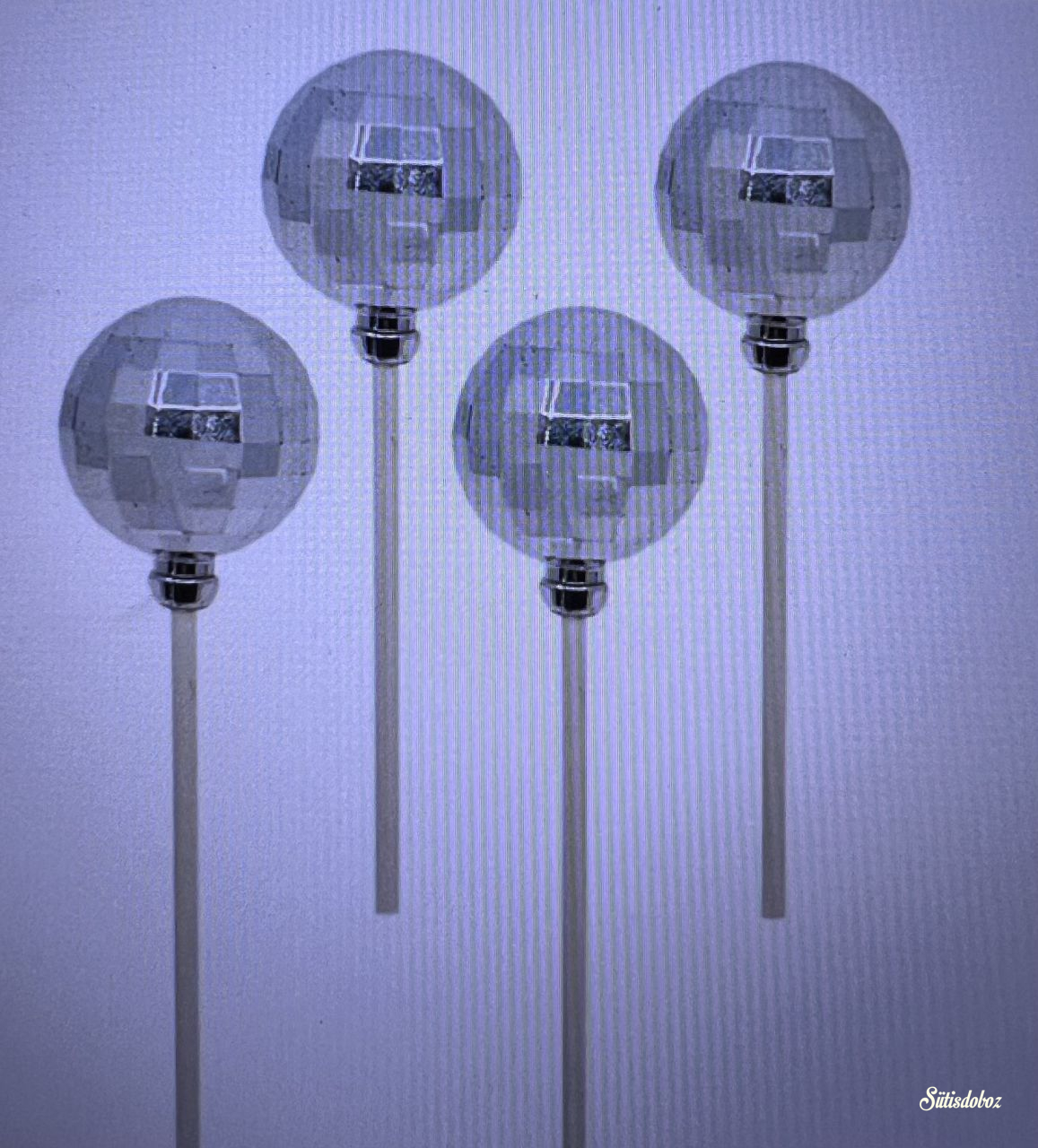 Disco gömb 4cm 4db