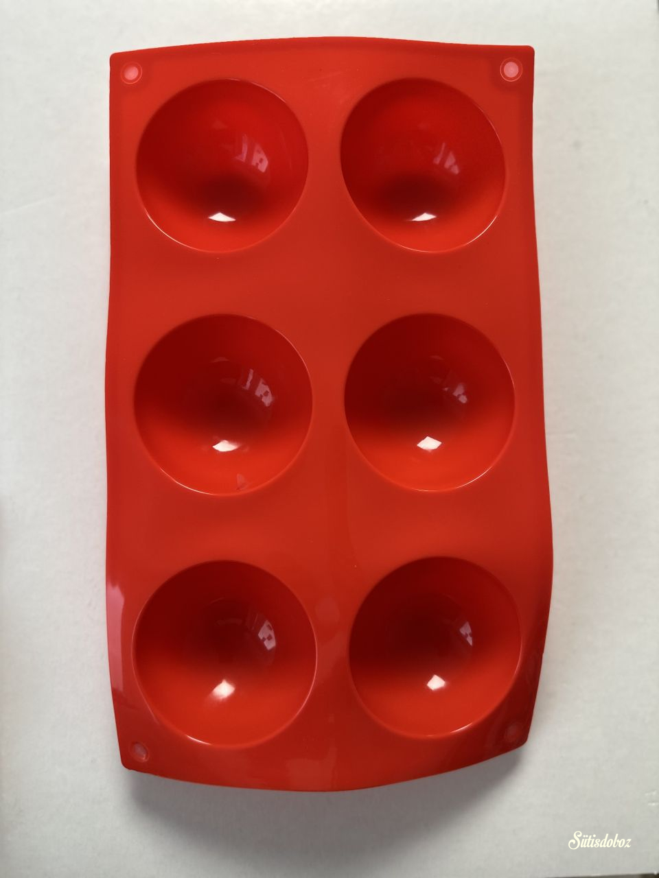 Szilikon forma - Félgömb közepes 6,5 cm