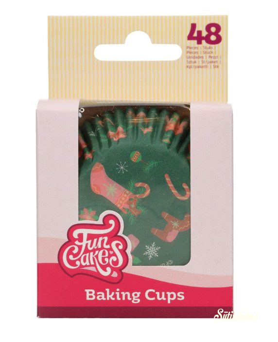 Funcakes muffinpapír 48db - Karácsony
